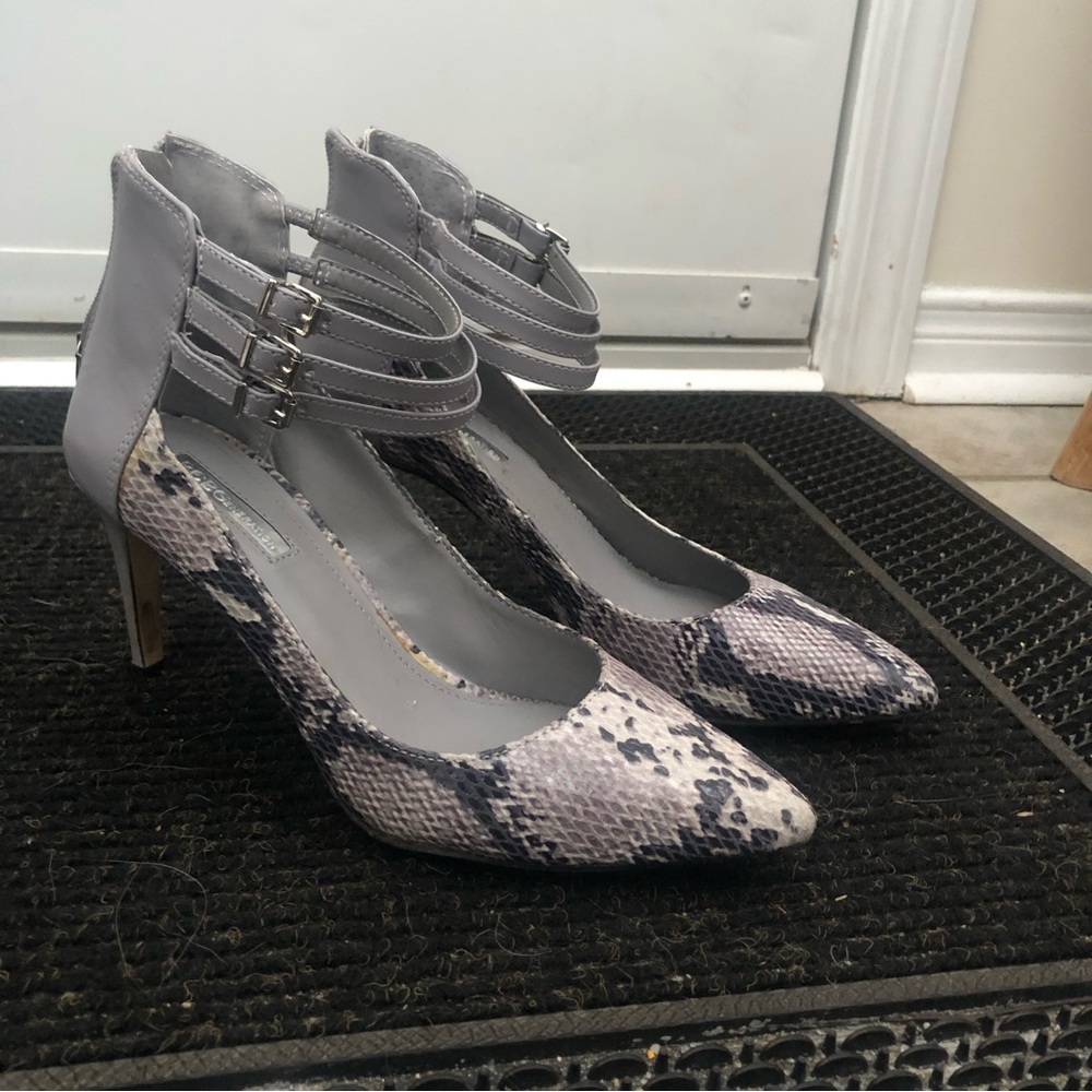 BCBGeneration Heels Snake Print